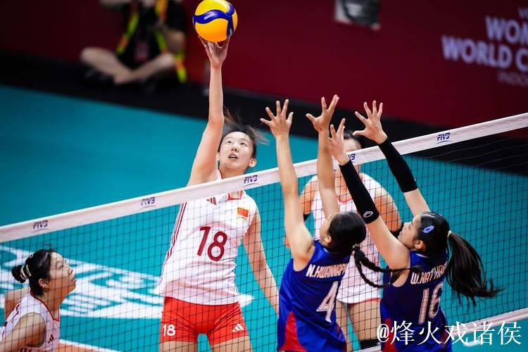 U21女排世锦赛：中国女排3-0横扫泰国晋级八强