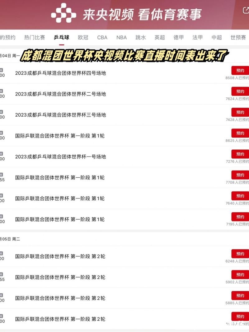 全面解析2023世界杯直播时间表