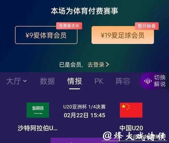 如何观看世界杯预选赛直播全攻略